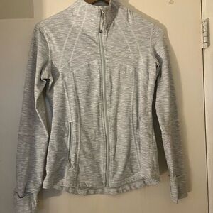 Lululemon Gray and white Align Jacket